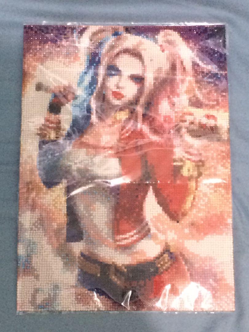 Detail Harley Quinn Diamond Painting Nomer 29