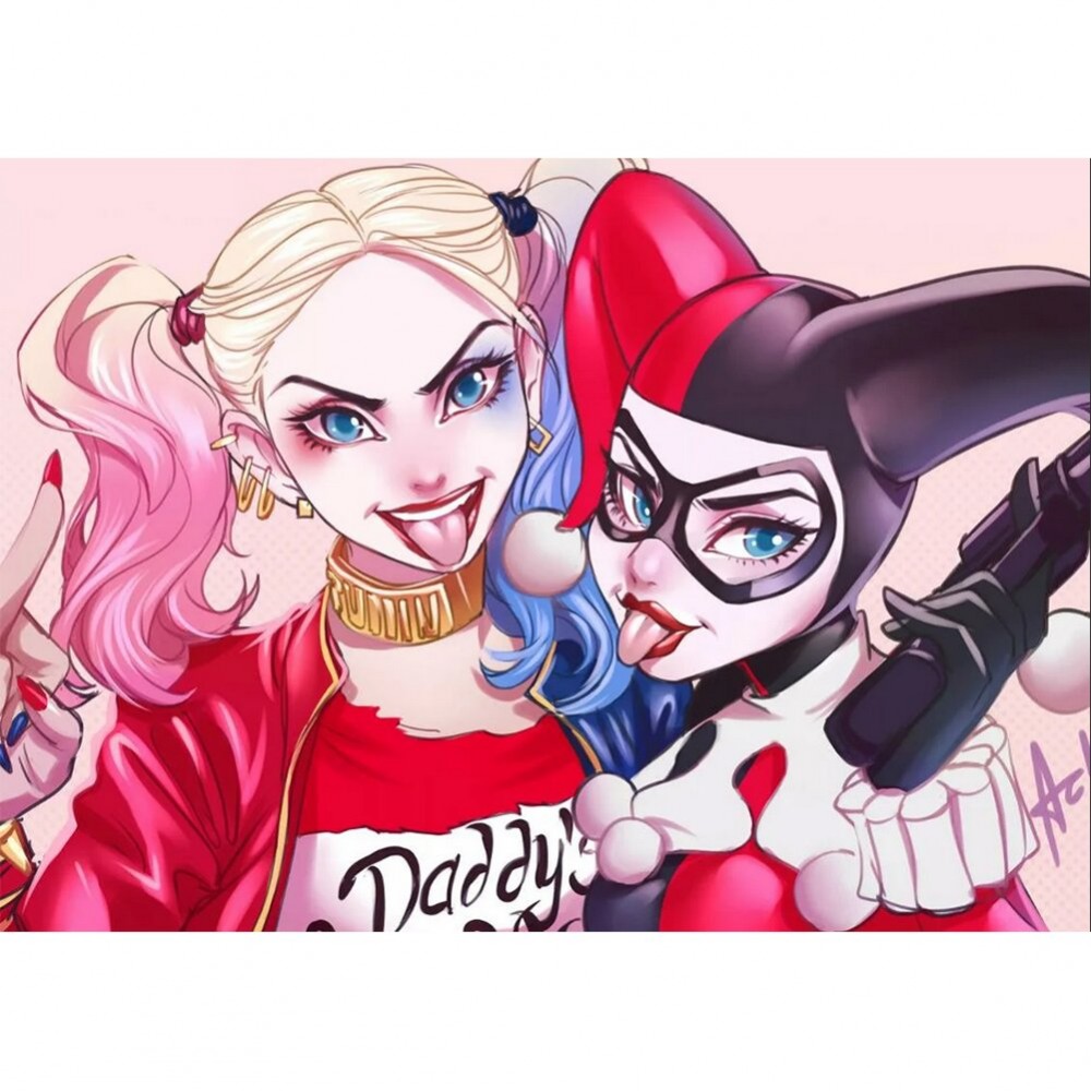 Detail Harley Quinn Diamond Painting Nomer 34