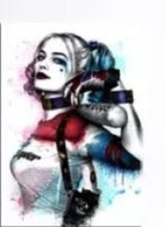 Detail Harley Quinn Diamond Painting Nomer 44