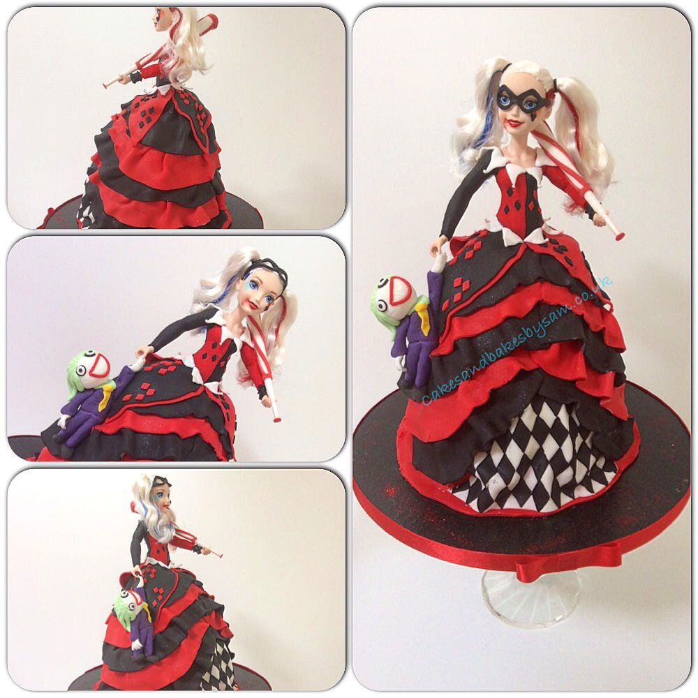 Detail Harley Quinn Doll Cake Nomer 9