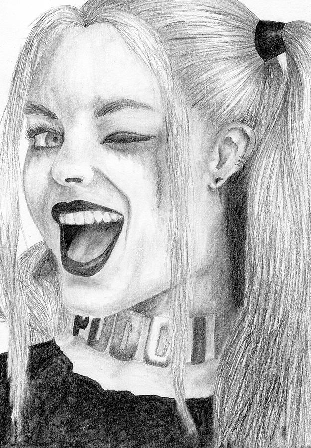 Detail Harley Quinn Drawings In Pencil Nomer 14