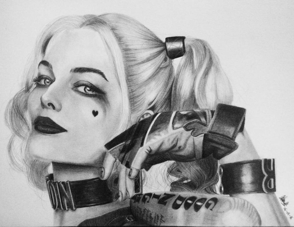 Detail Harley Quinn Drawings In Pencil Nomer 8