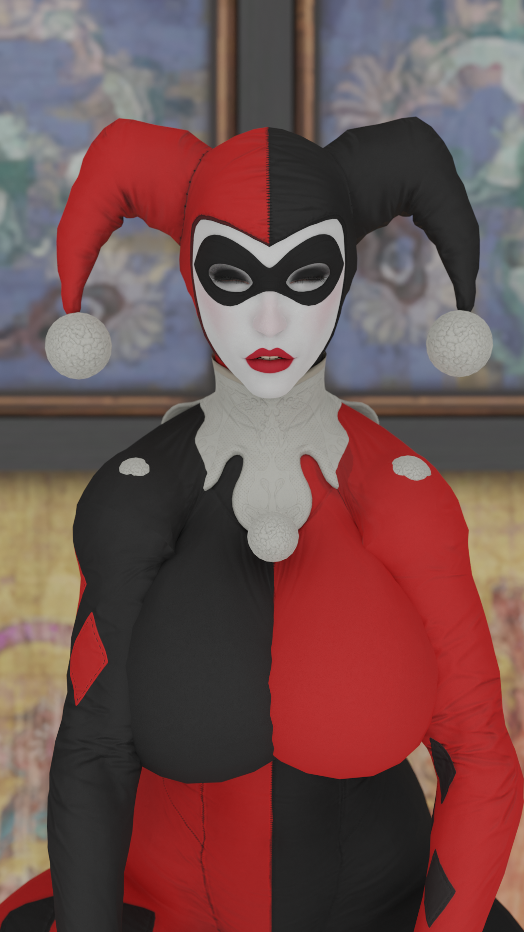 Detail Harley Quinn Face Pictures Nomer 36