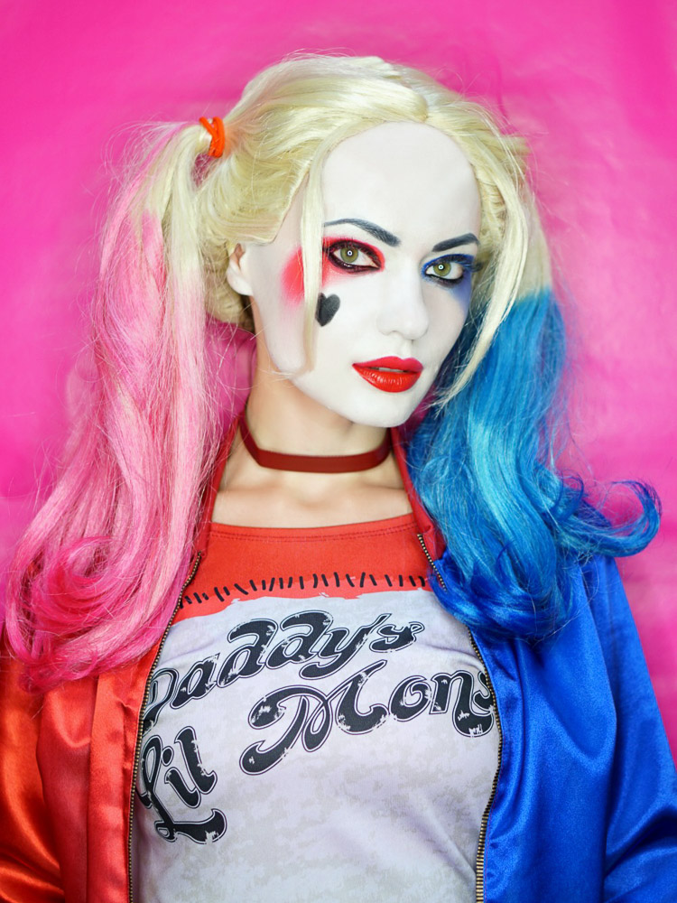 Detail Harley Quinn Face Pictures Nomer 8