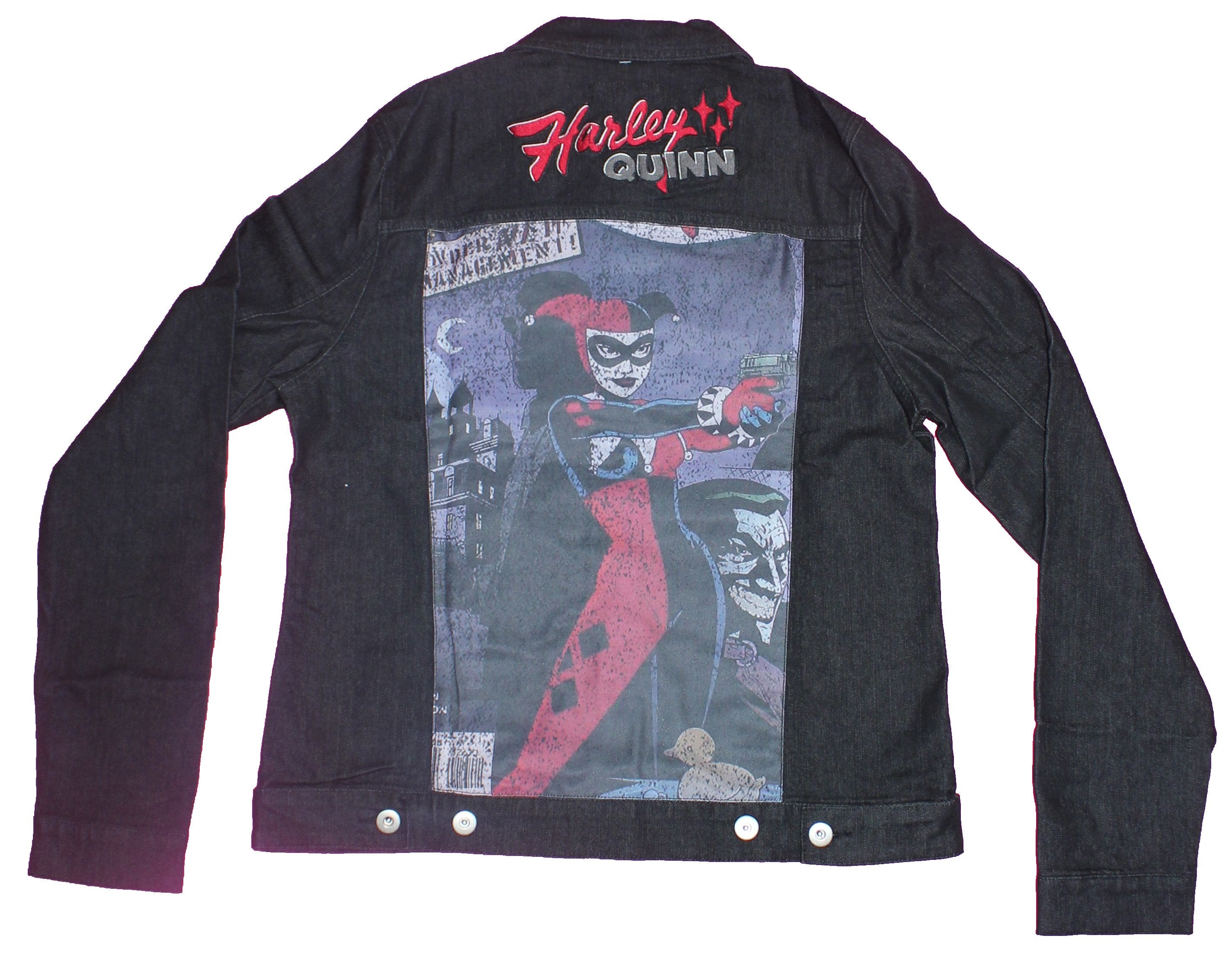 Detail Harley Quinn Jean Jacket Nomer 22