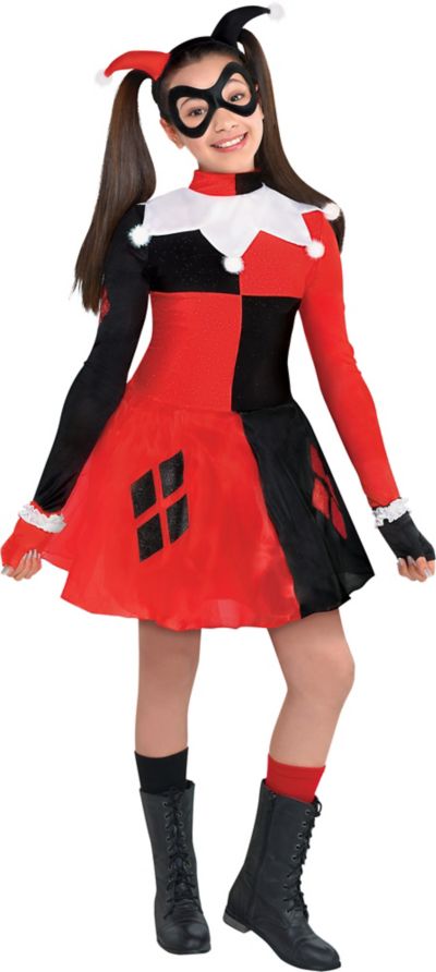 Detail Harley Quinn Jester Costume For Sale Nomer 17