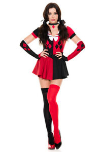 Detail Harley Quinn Jester Costume For Sale Nomer 28