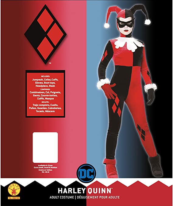 Detail Harley Quinn Jester Costume For Sale Nomer 32