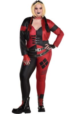 Detail Harley Quinn Jester Costume For Sale Nomer 49