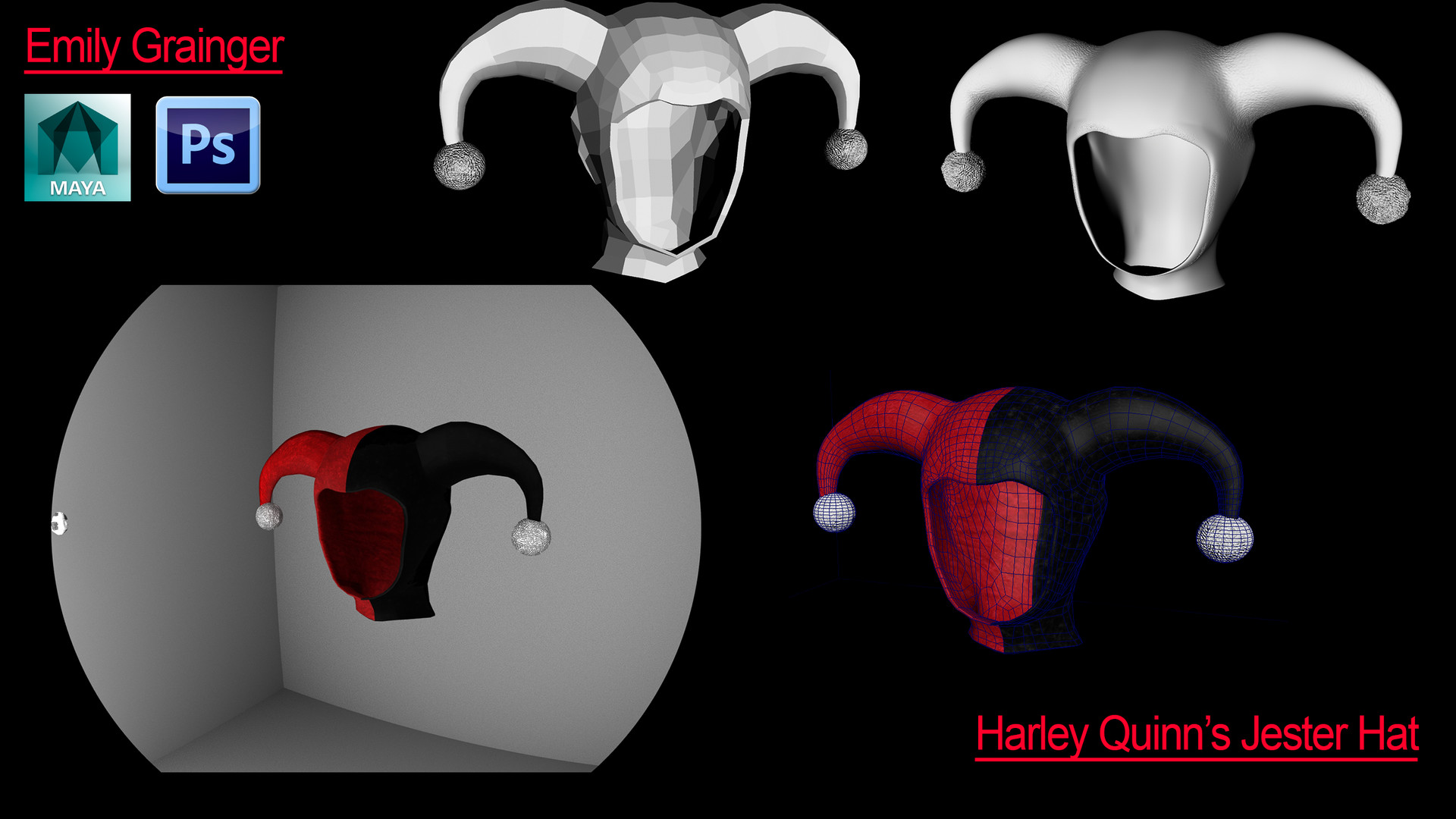 Detail Harley Quinn Jester Hat Nomer 39