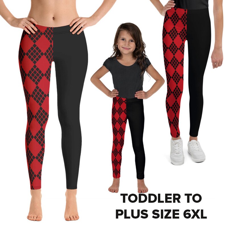 Detail Harley Quinn Leggings Kids Nomer 3