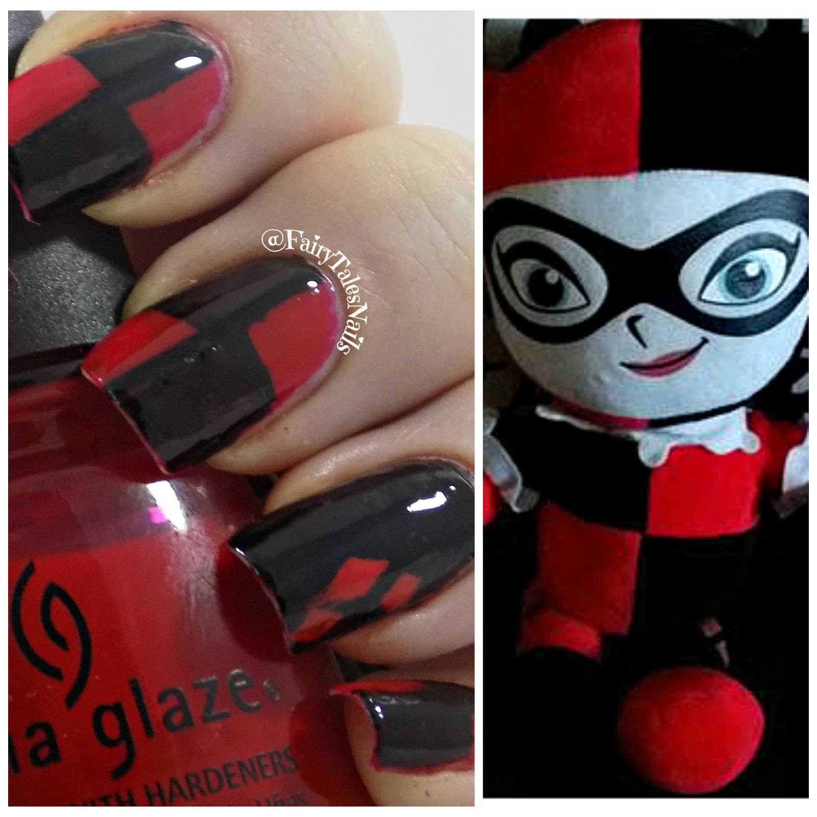 Detail Harley Quinn Nail Art Designs Nomer 25