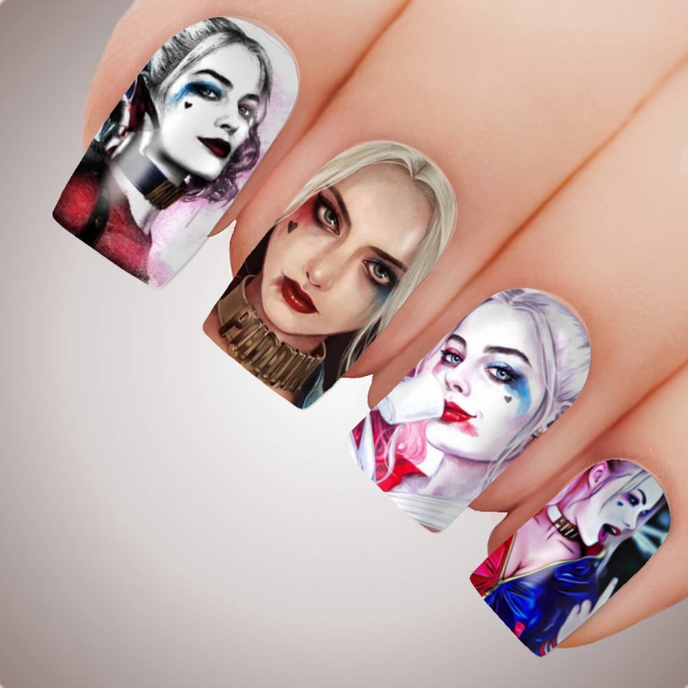 Harley Quinn Nail Stickers - KibrisPDR