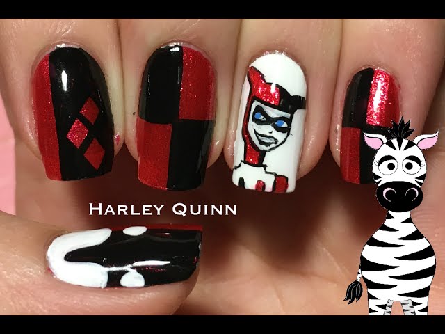 Detail Harley Quinn Nail Stickers Nomer 14