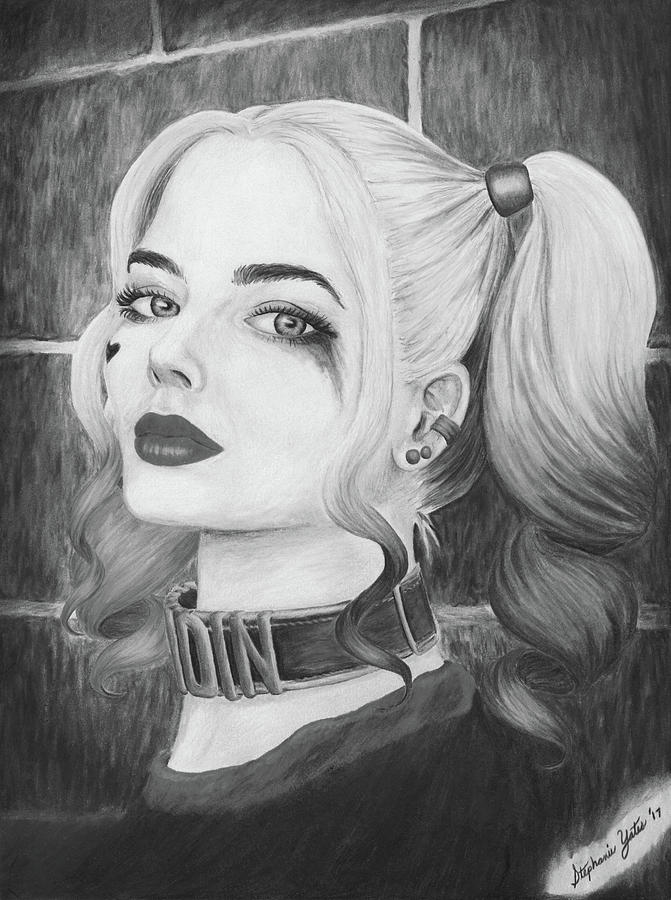 Detail Harley Quinn Pencil Drawings Nomer 48