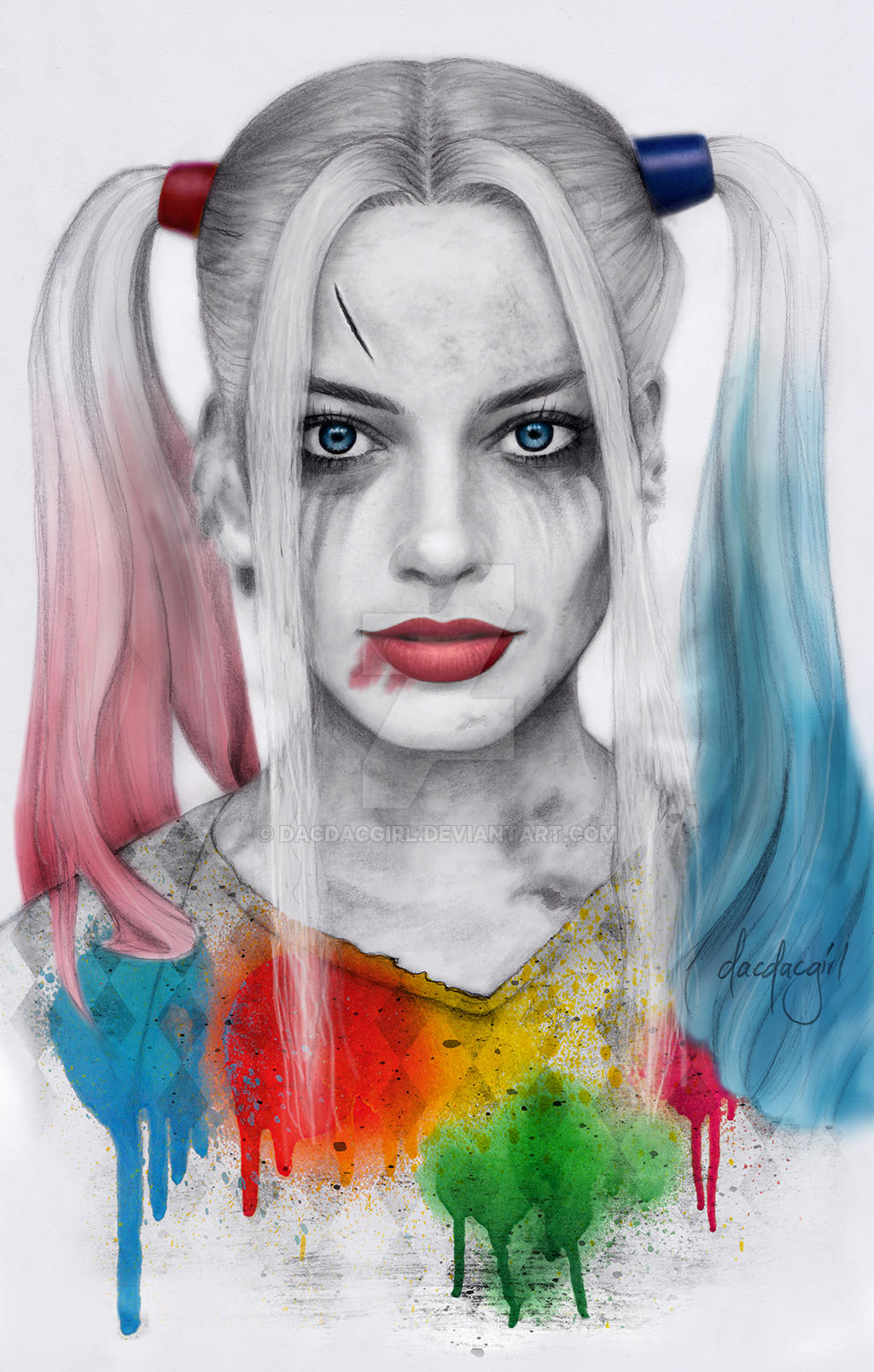 Detail Harley Quinn Pencil Drawings Nomer 9