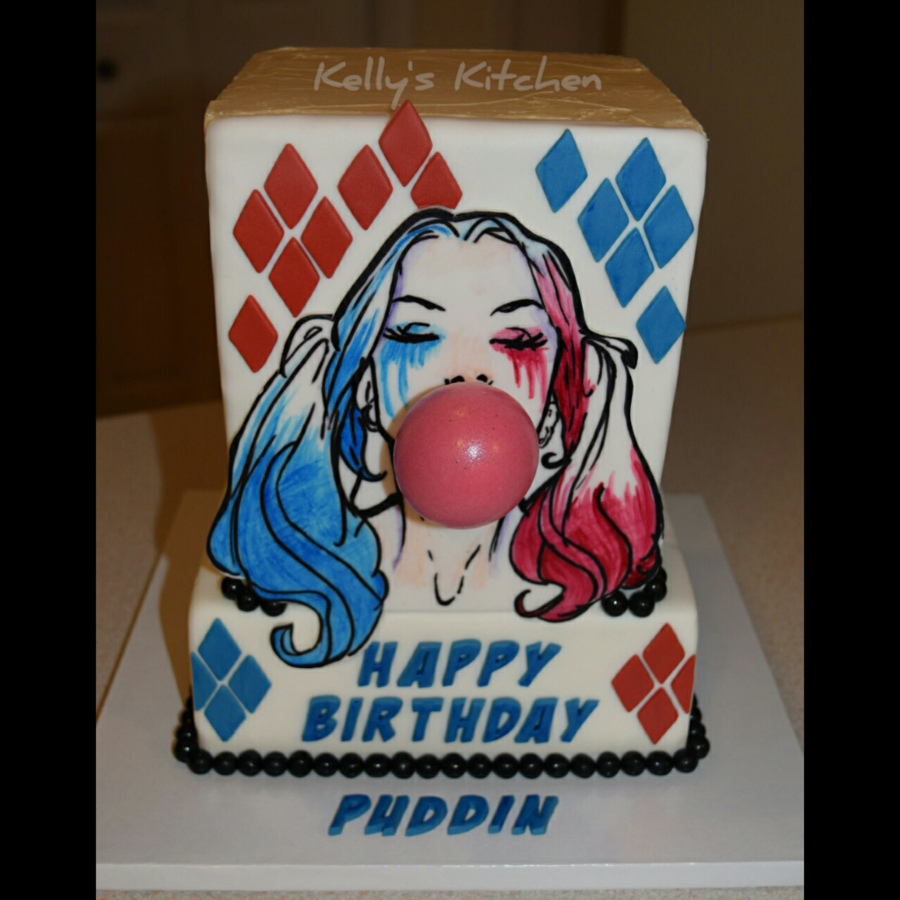 Harley Quinn Sheet Cake - KibrisPDR