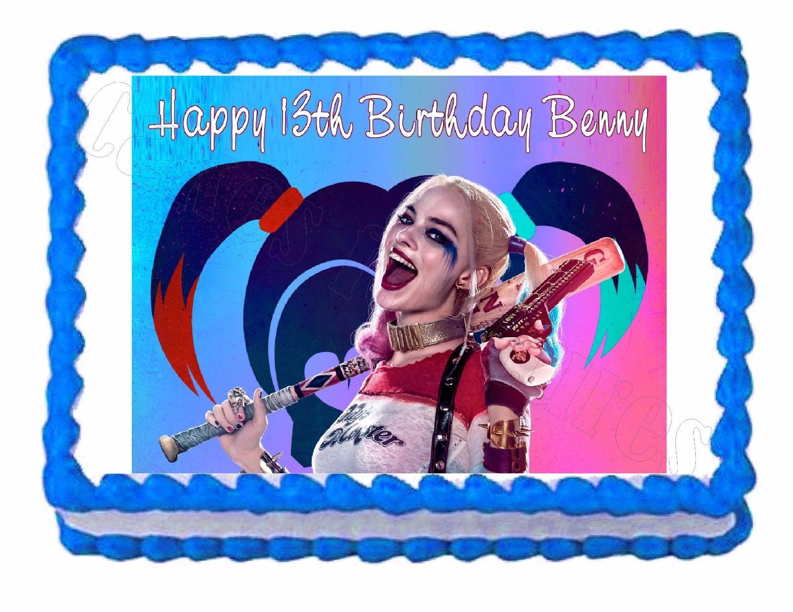 Detail Harley Quinn Sheet Cake Nomer 29