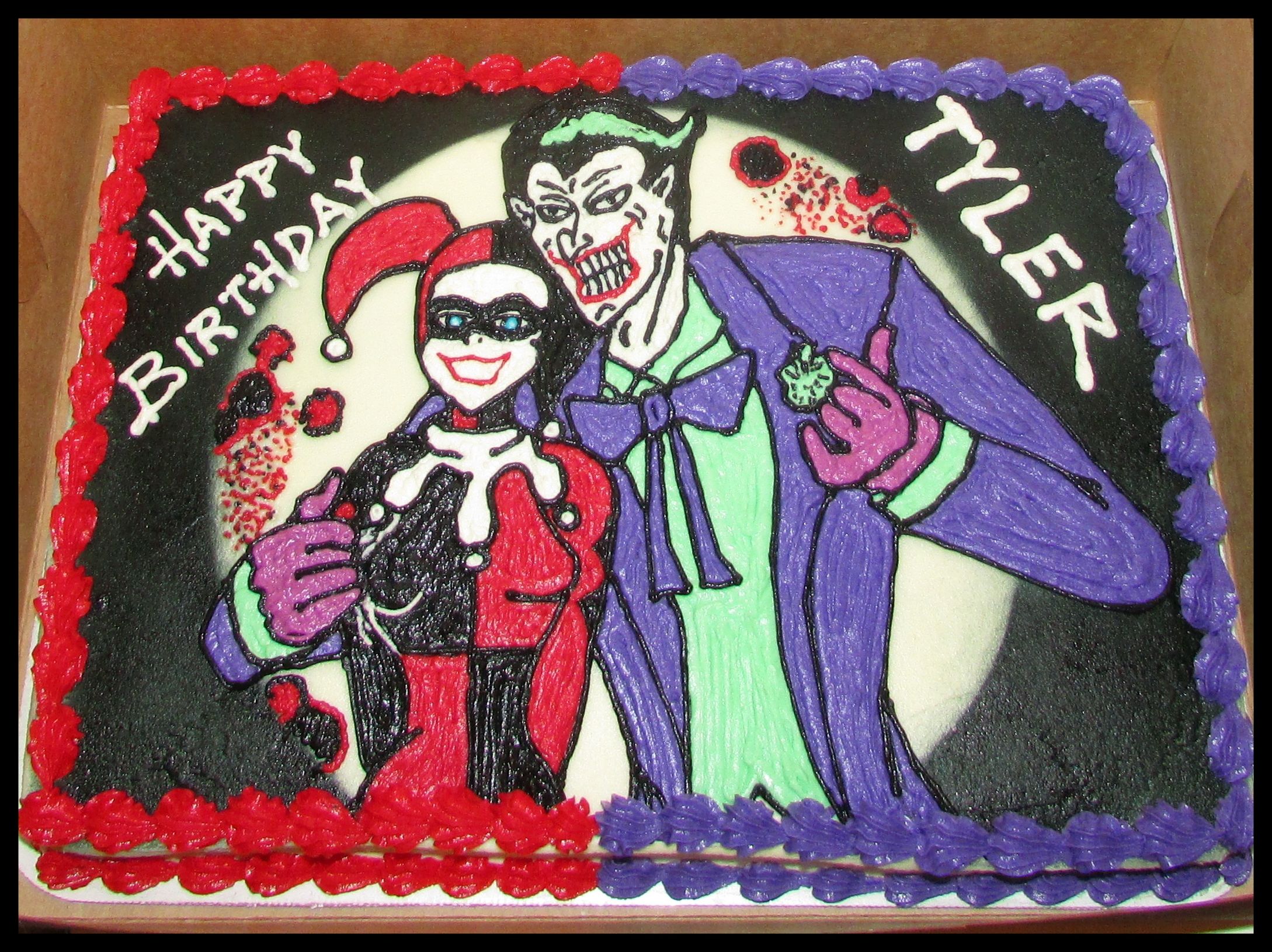 Detail Harley Quinn Sheet Cake Nomer 4