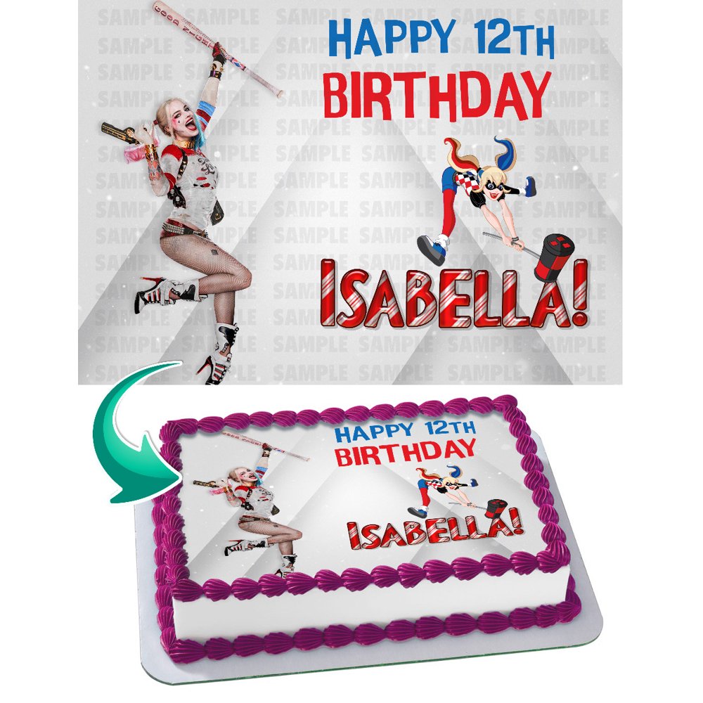 Detail Harley Quinn Sheet Cake Nomer 30