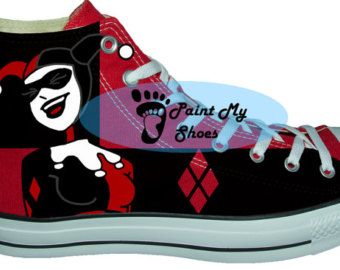 Detail Harley Quinn Shoes Converse Nomer 13