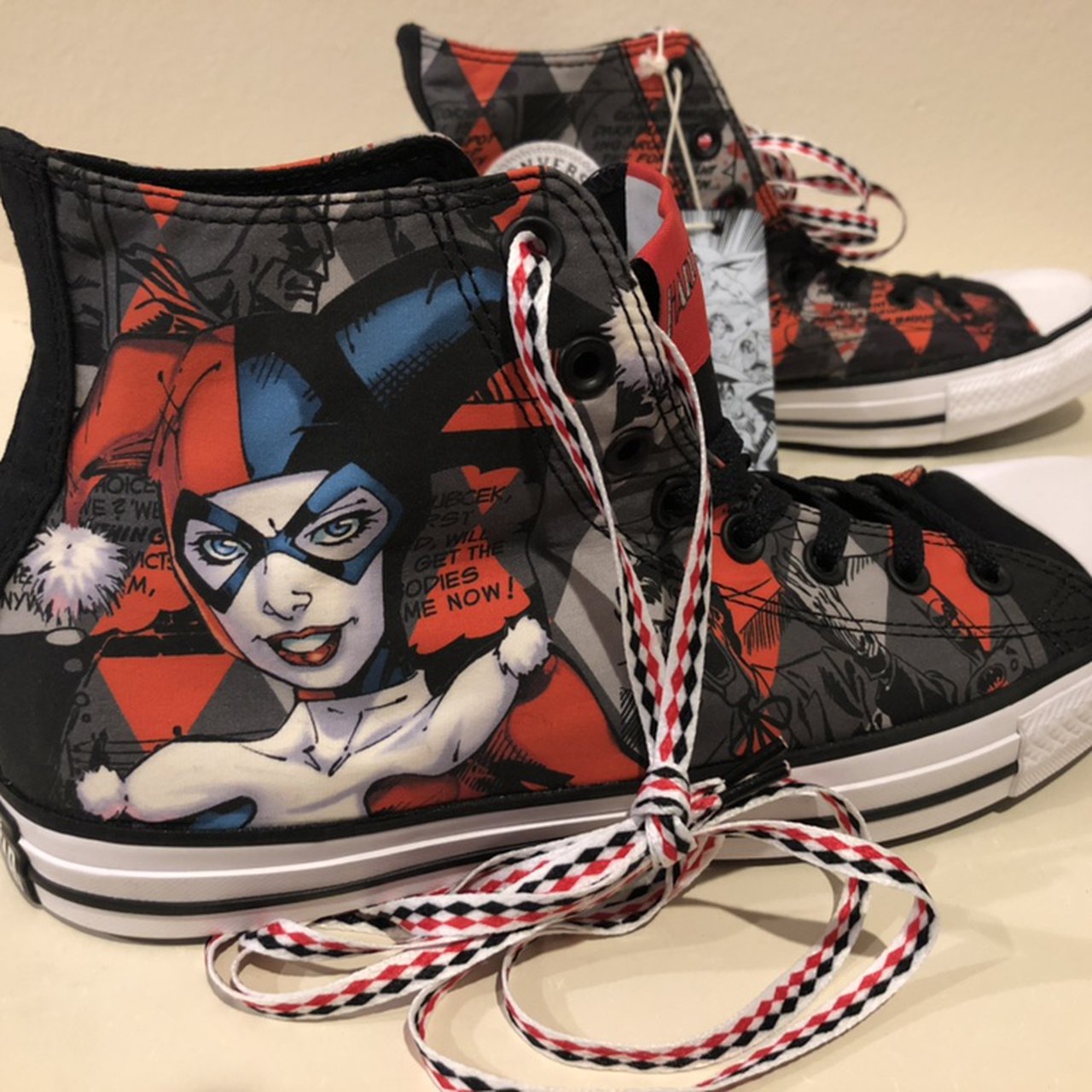 Detail Harley Quinn Shoes Converse Nomer 18