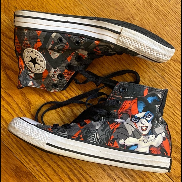 Detail Harley Quinn Shoes Converse Nomer 19