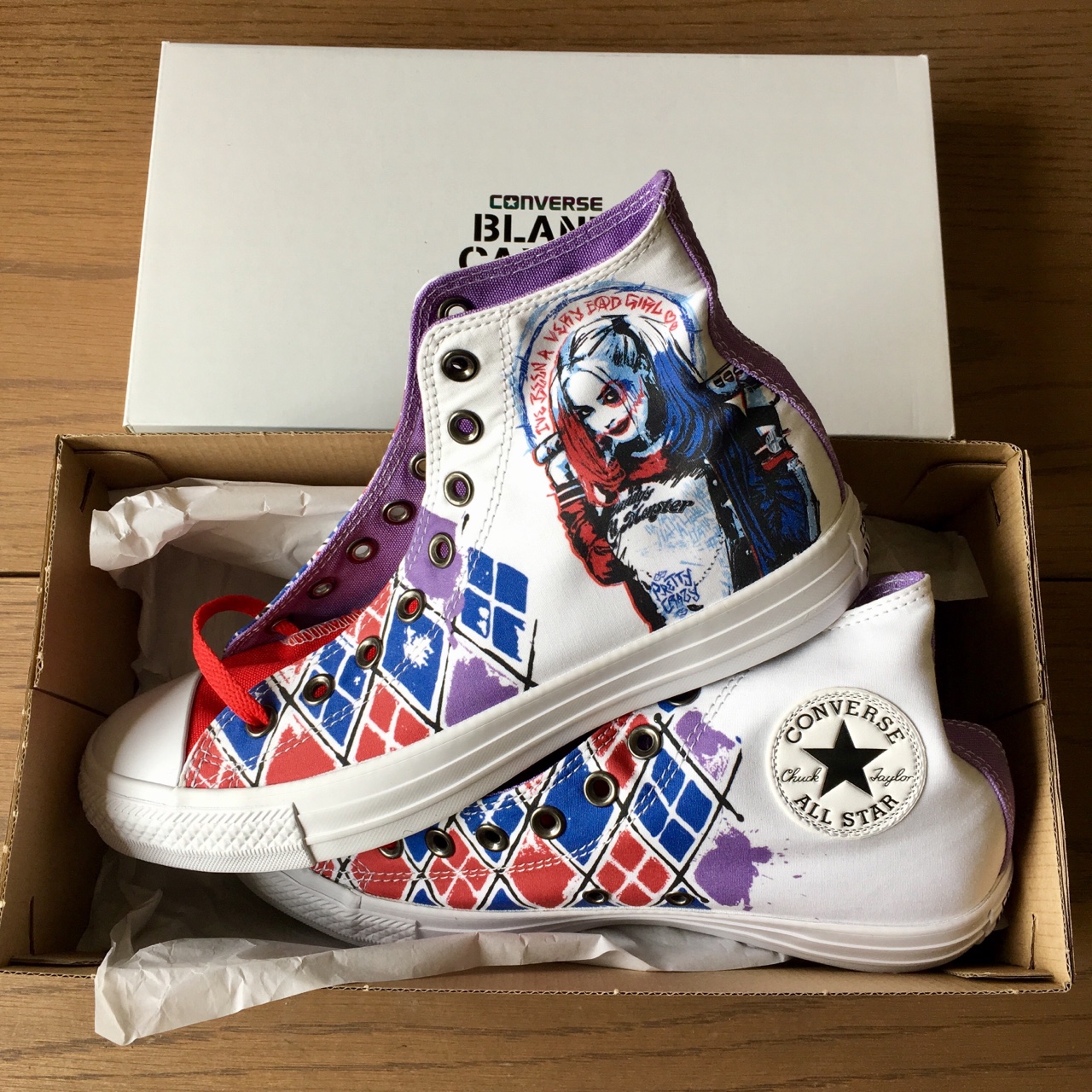 Detail Harley Quinn Shoes Converse Nomer 52