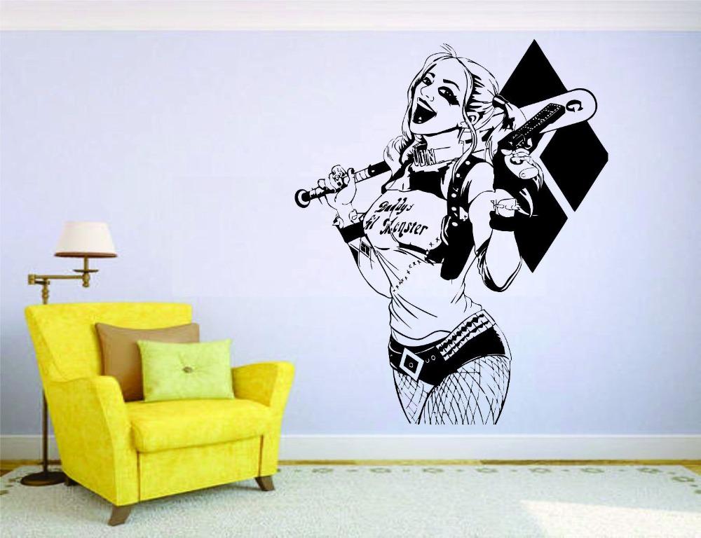 Detail Harley Quinn Wall Sticker Nomer 12