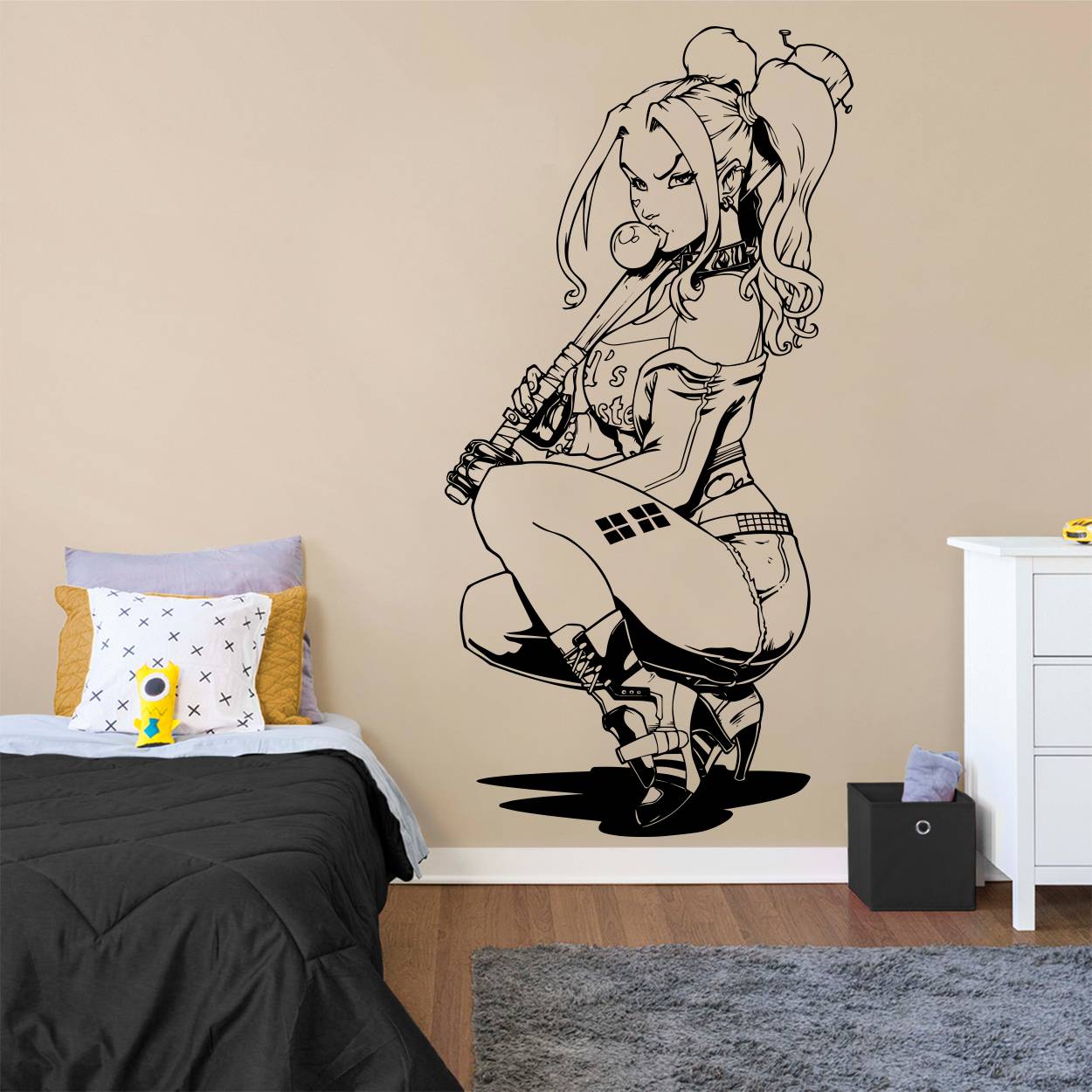 Detail Harley Quinn Wall Sticker Nomer 31