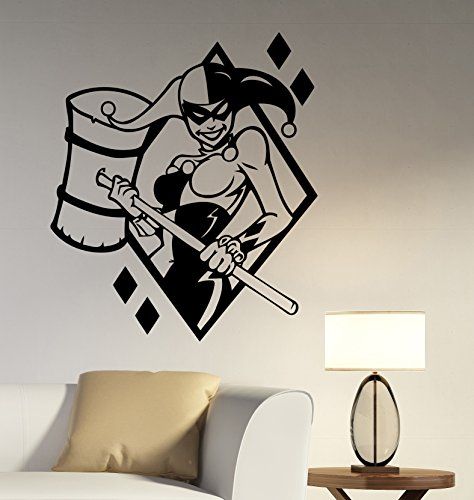 Detail Harley Quinn Wall Sticker Nomer 32