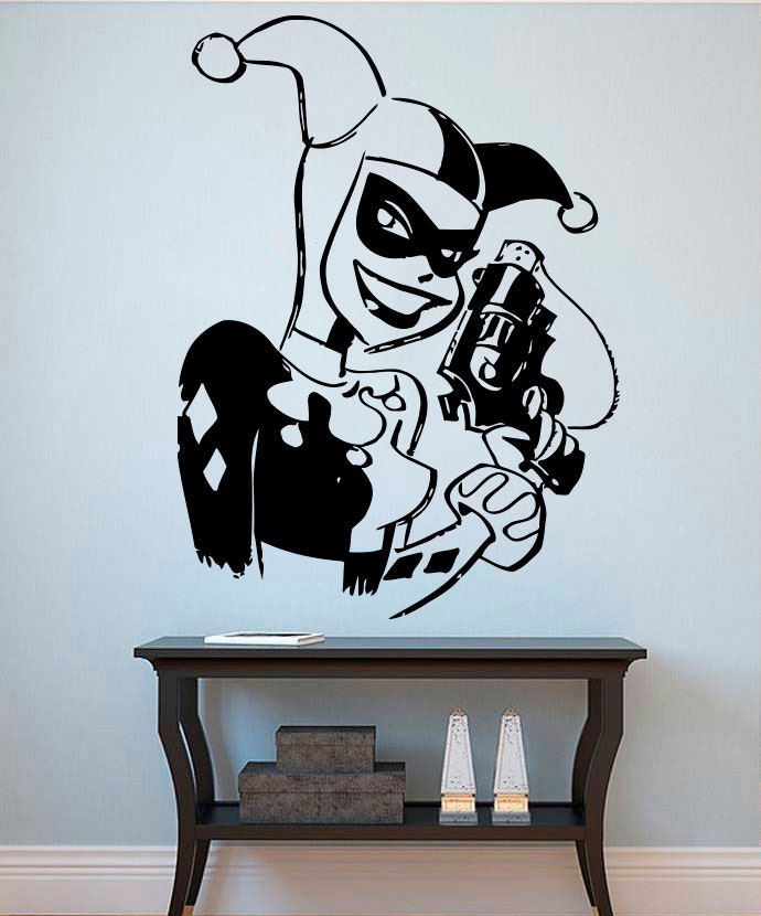 Detail Harley Quinn Wall Sticker Nomer 43