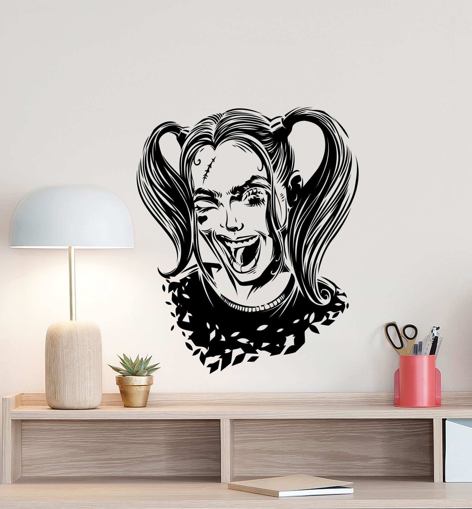 Detail Harley Quinn Wall Sticker Nomer 7