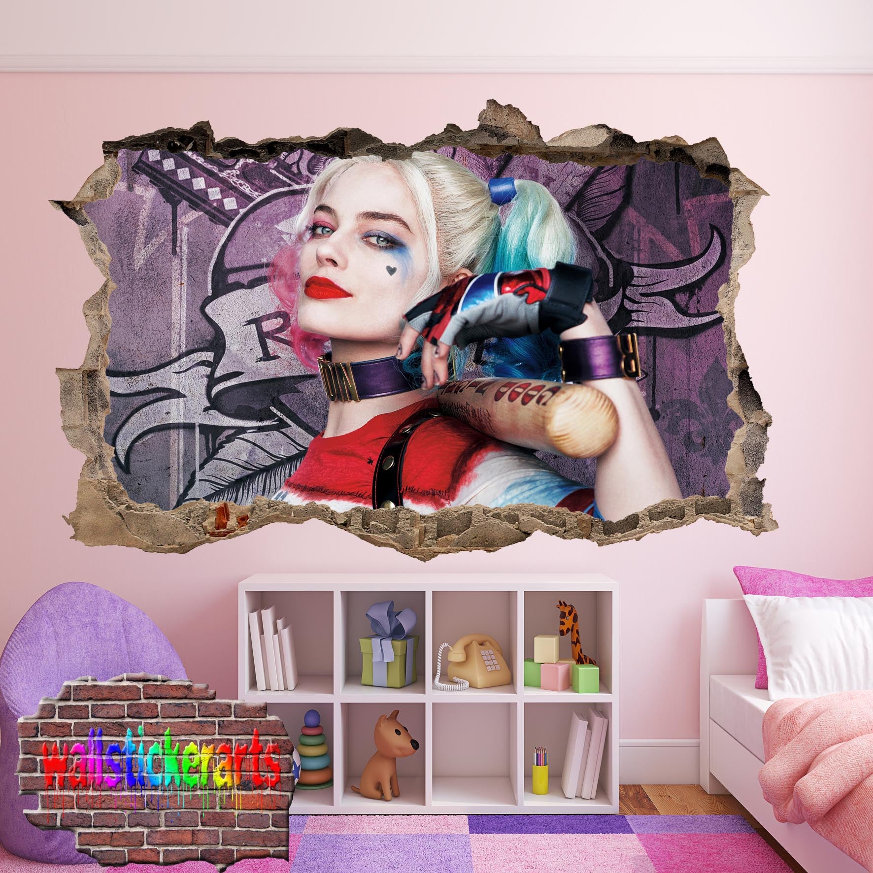 Detail Harley Quinn Wall Stickers Nomer 30