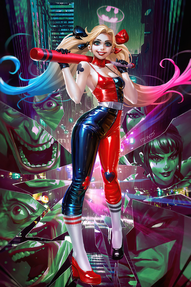 Detail Harley Quinn Wallpaper Iphone Nomer 50