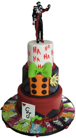 Detail Harley Quinn Wedding Cake Nomer 9