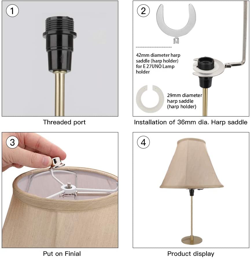 Detail Harp Socket Lamp Shade Nomer 23