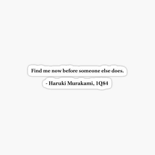 Detail Haruki Murakami 1q84 Quotes Nomer 12