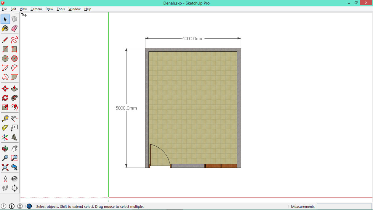 Detail Hasil Akhir Gambar Google Sketchup Nomer 12