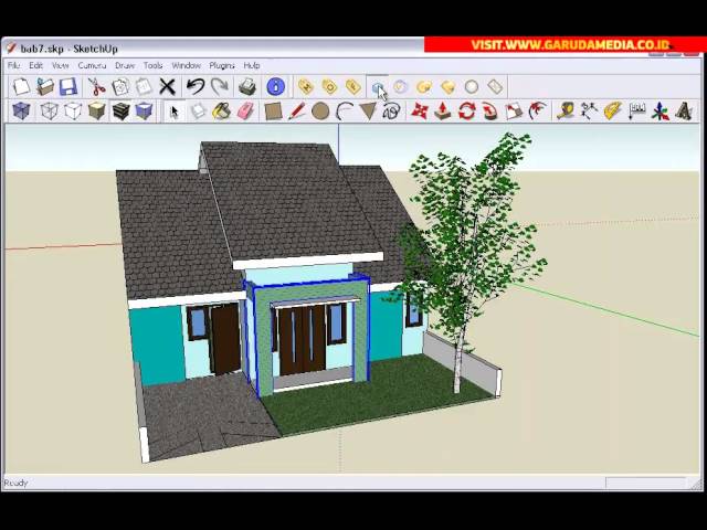 Detail Hasil Akhir Gambar Google Sketchup Nomer 15