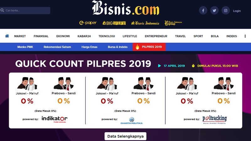 Detail Hasil Quick Count Luar Negeri Nomer 6