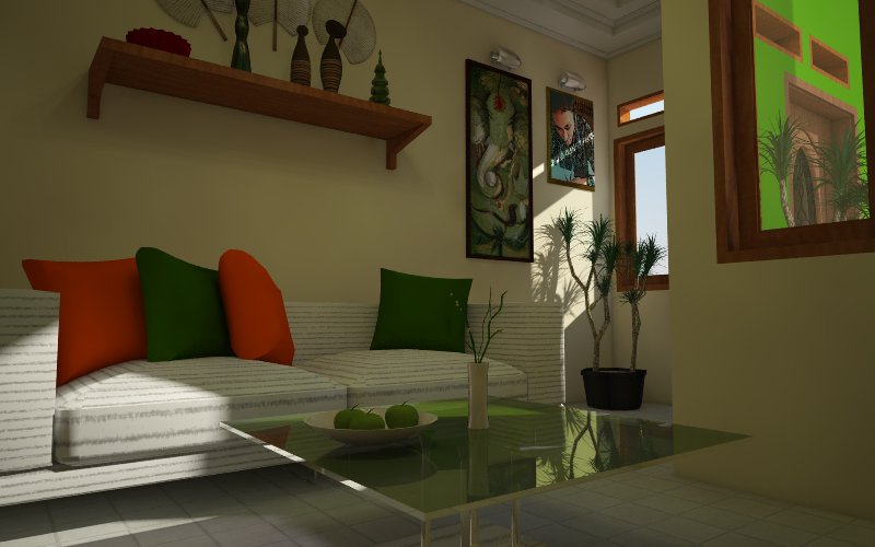 Detail Hasil Render Sketchup Hitam Nomer 9