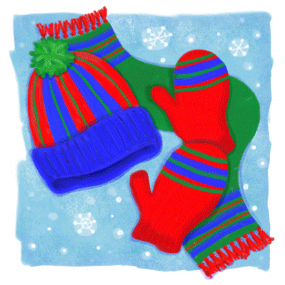 Detail Hat And Gloves Clipart Nomer 14