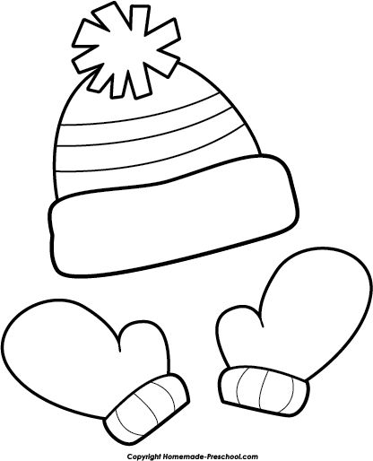 Detail Hat And Gloves Clipart Nomer 25