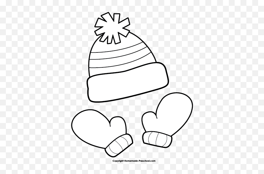 Detail Hat And Gloves Clipart Nomer 45