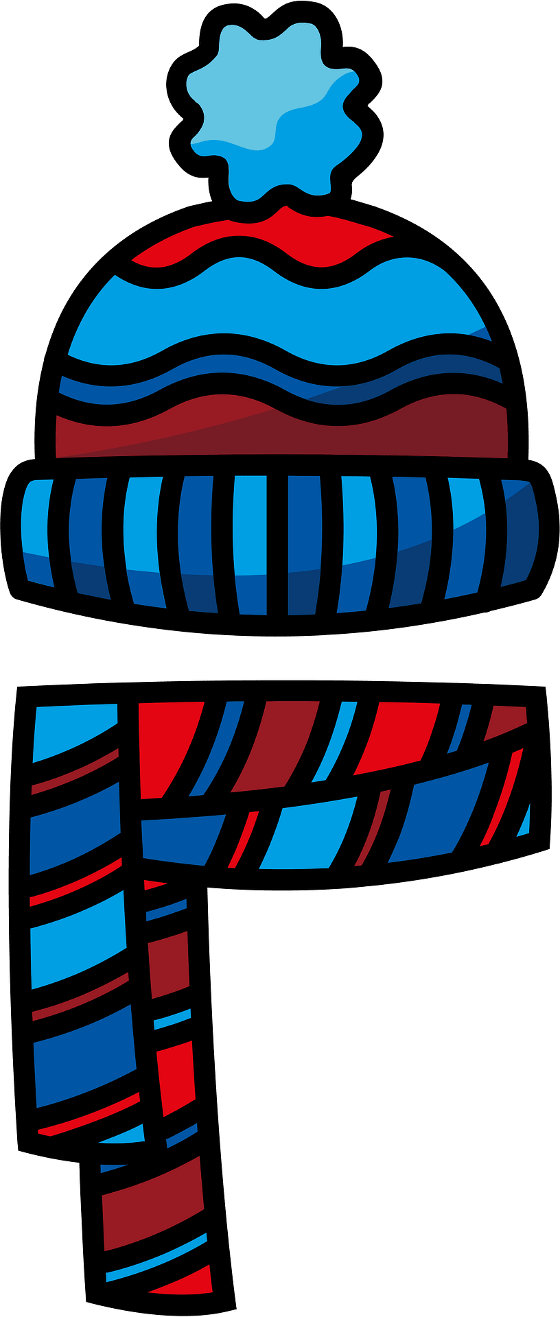 Detail Hat And Scarf Clipart Nomer 12