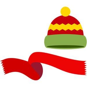 Detail Hat And Scarf Clipart Nomer 7