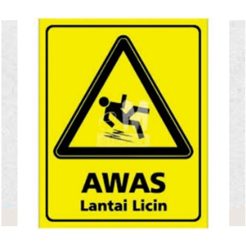 Detail Hati Hati Lantai Licin Nomer 2