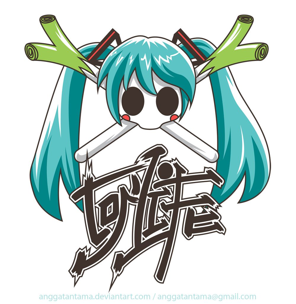 Detail Hatsune Miku Vector Nomer 16