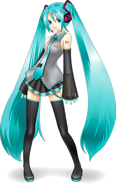 Detail Hatsune Miku Vector Nomer 5